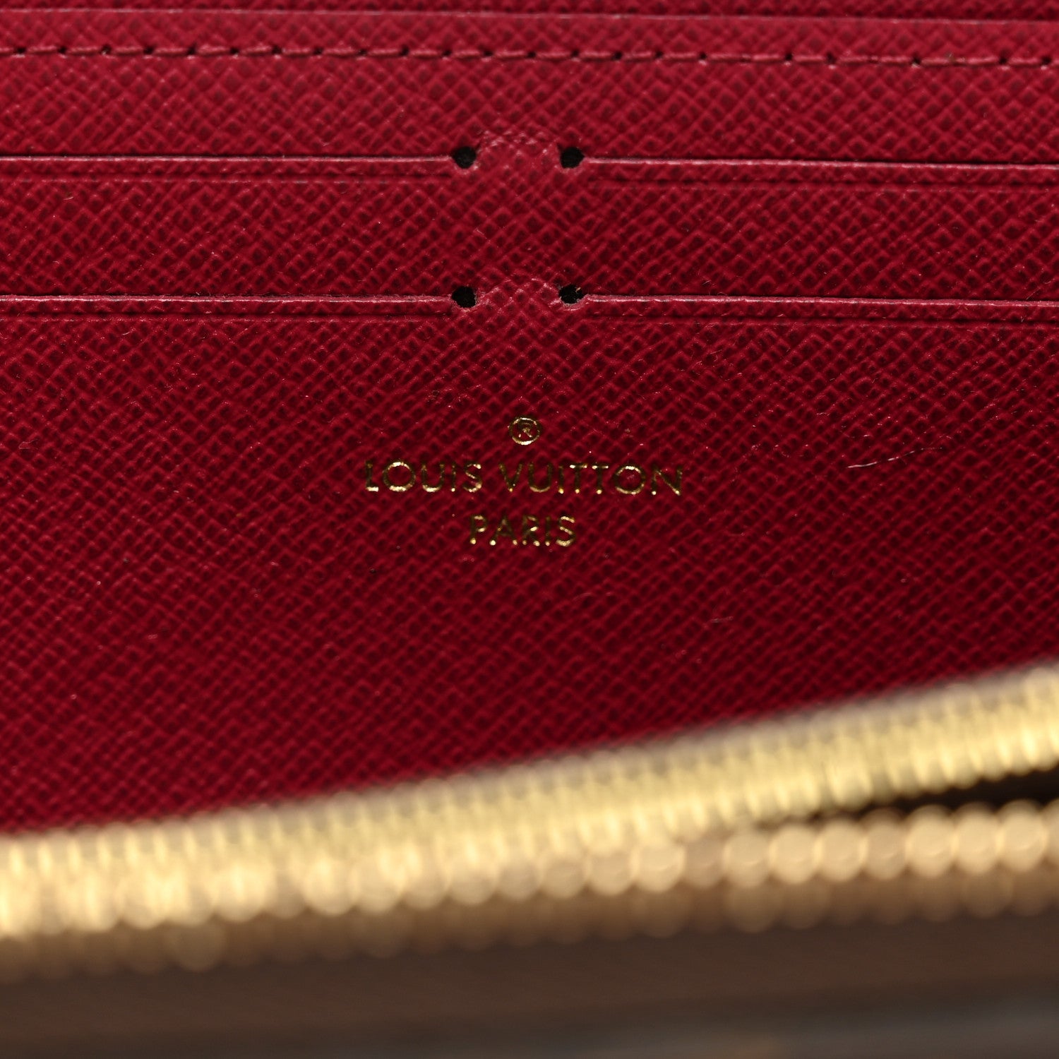 Louis Vuitton Monogram Clemence Wallet Fuchsia 6 of 7