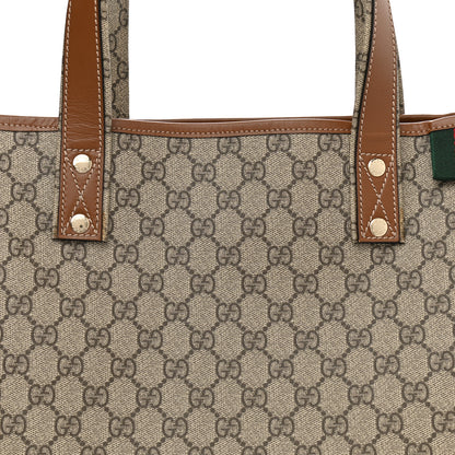 Gucci GG Plus Monogram Medium Signature Web Loop Tote Brown 8 of 12