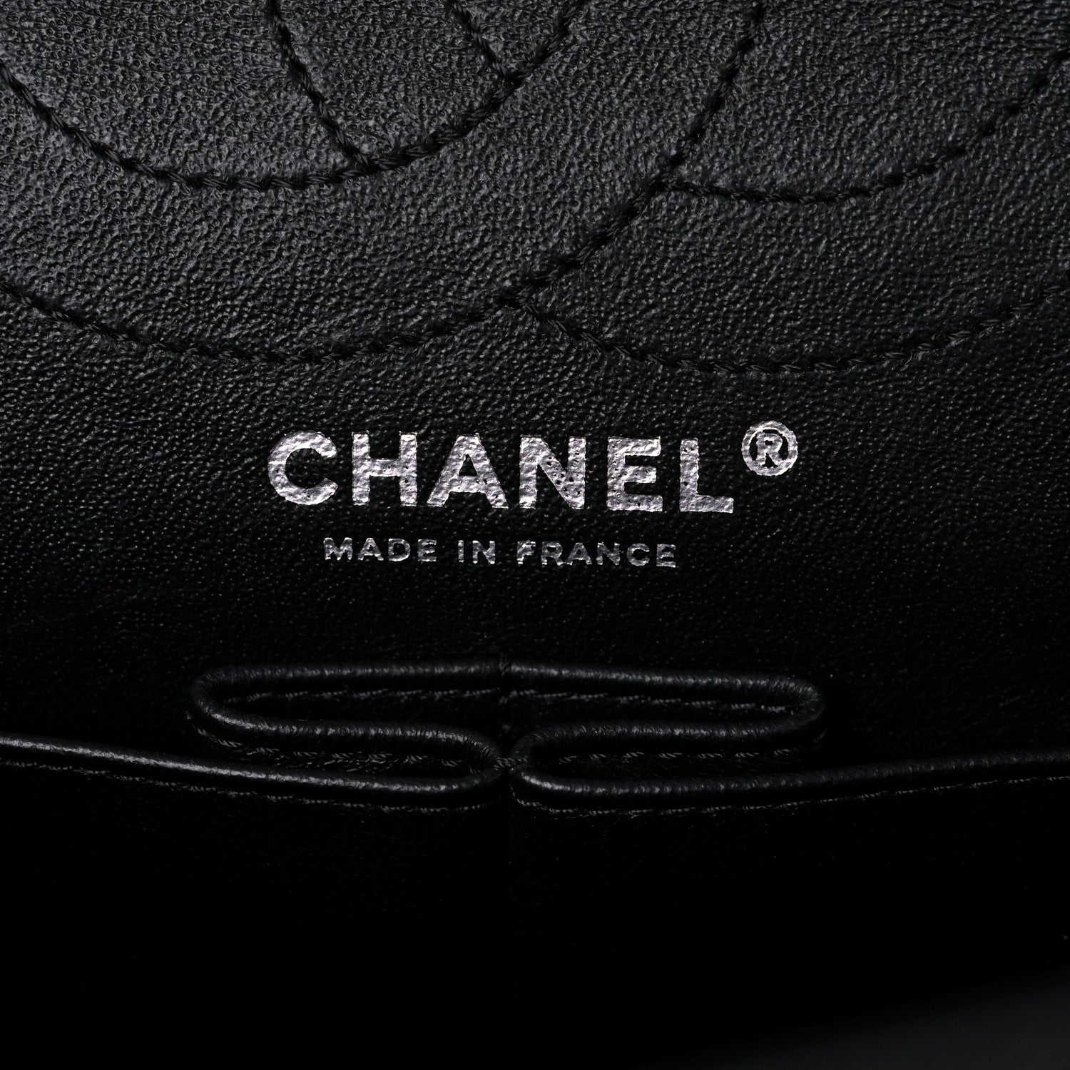 Chanel Sheepskin Chevron Quilted Studded 2.55 Reissue 226 Flap Black 6 of 10