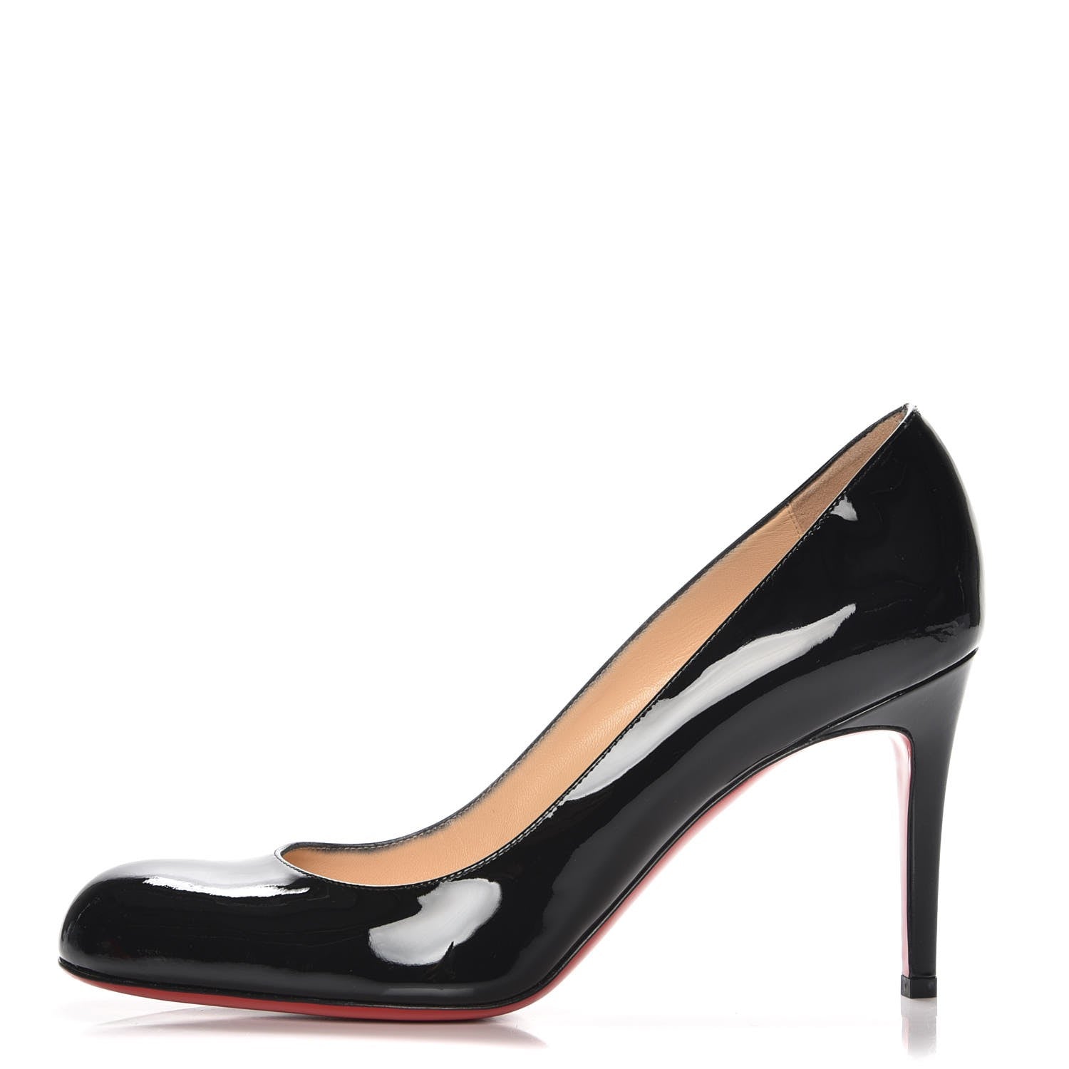 Christian Louboutin Patent Simple 100 Pumps 38.5 Black 1 of 8
