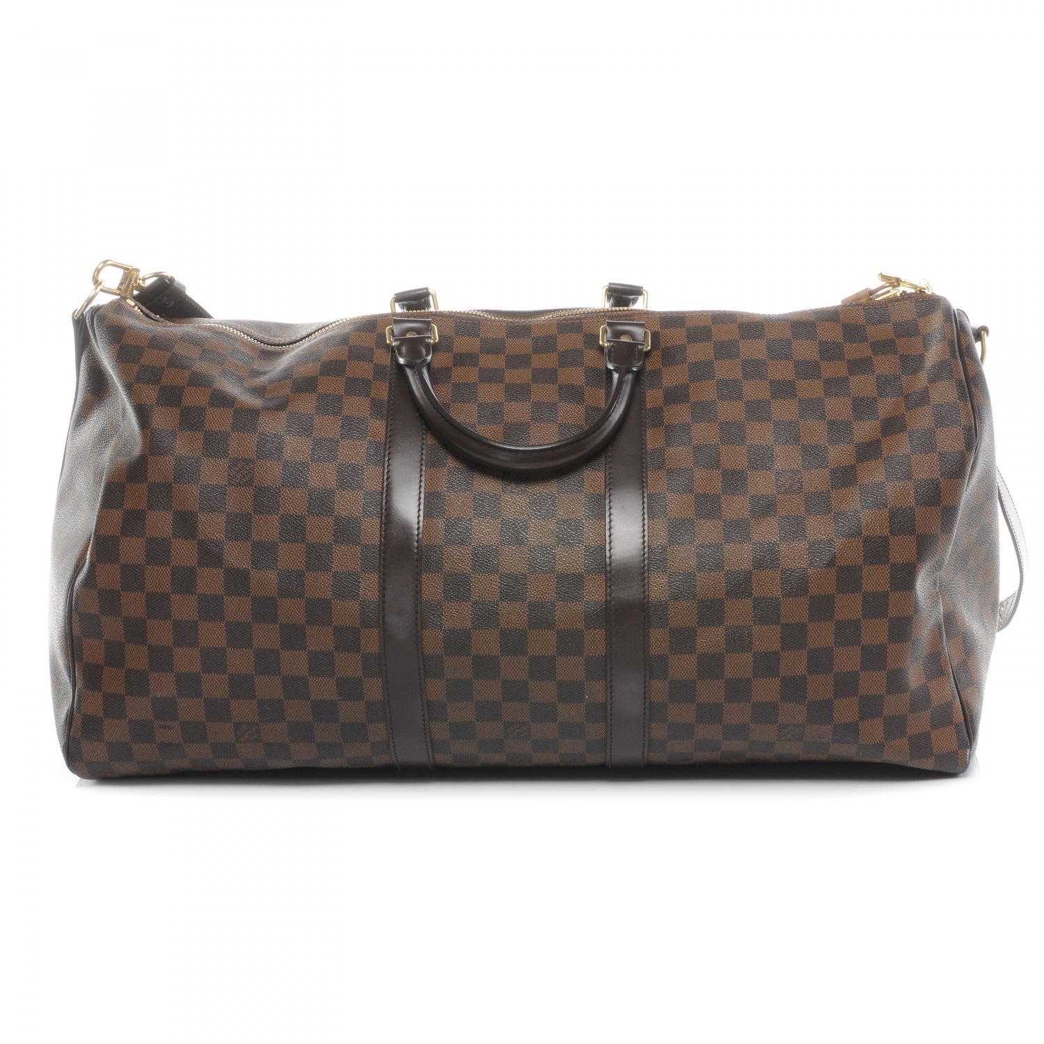 Louis Vuitton Damier Ebene Keepall BandouliÃ¨re 55 1 of 7