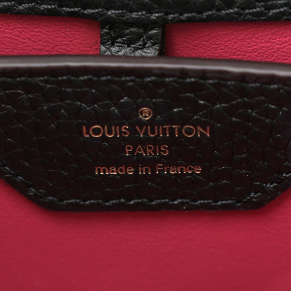 Louis Vuitton Taurillon Capucines BB Black 6 of 9