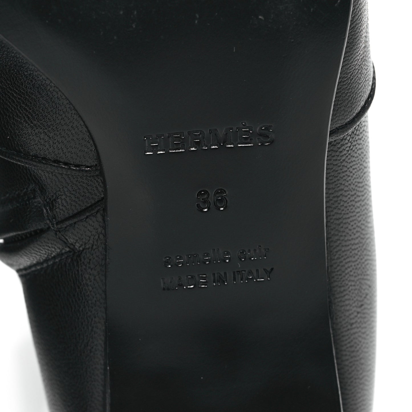 Goatskin Dora Ankle Boots 36 Black