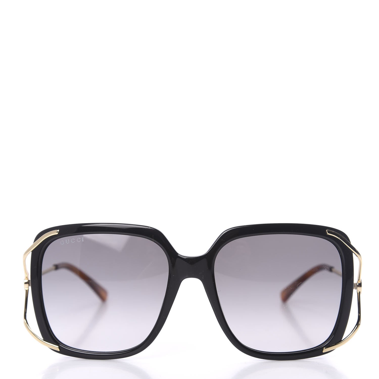 Gucci Acetate Butterfly Sunglasses GG0647S Black White 2 of 8