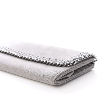 Stella McCartney Shaggy Deer Falabella Flap Wallet Grey 6 of 8