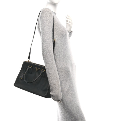 Prada Saffiano Medium Galleria Double Zip Tote Black 2 of 11