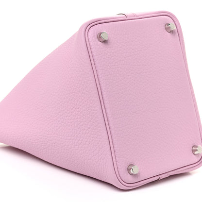 Hermes Taurillon Clemence Picotin Lock 18 PM Mauve Sylvestre 8 of 10