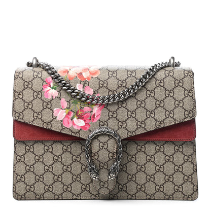 Gucci GG Supreme Monogram Blooms Medium Dionysus Shoulder Bag Beige Multicolor Dry Rose 1 of 11