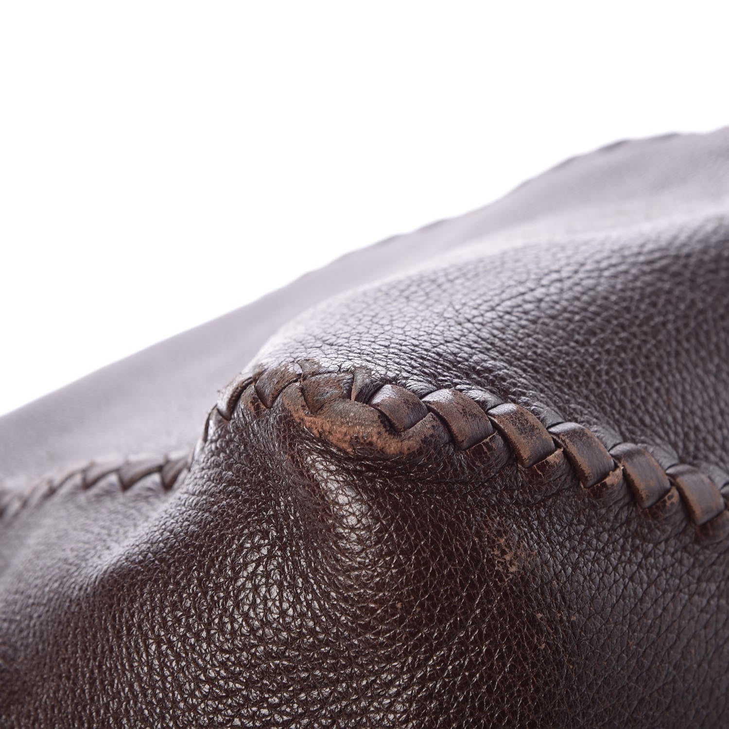 Bottega Veneta Washed Cervo Deerskin Loop Hobo Bag Ebano 13 of 13