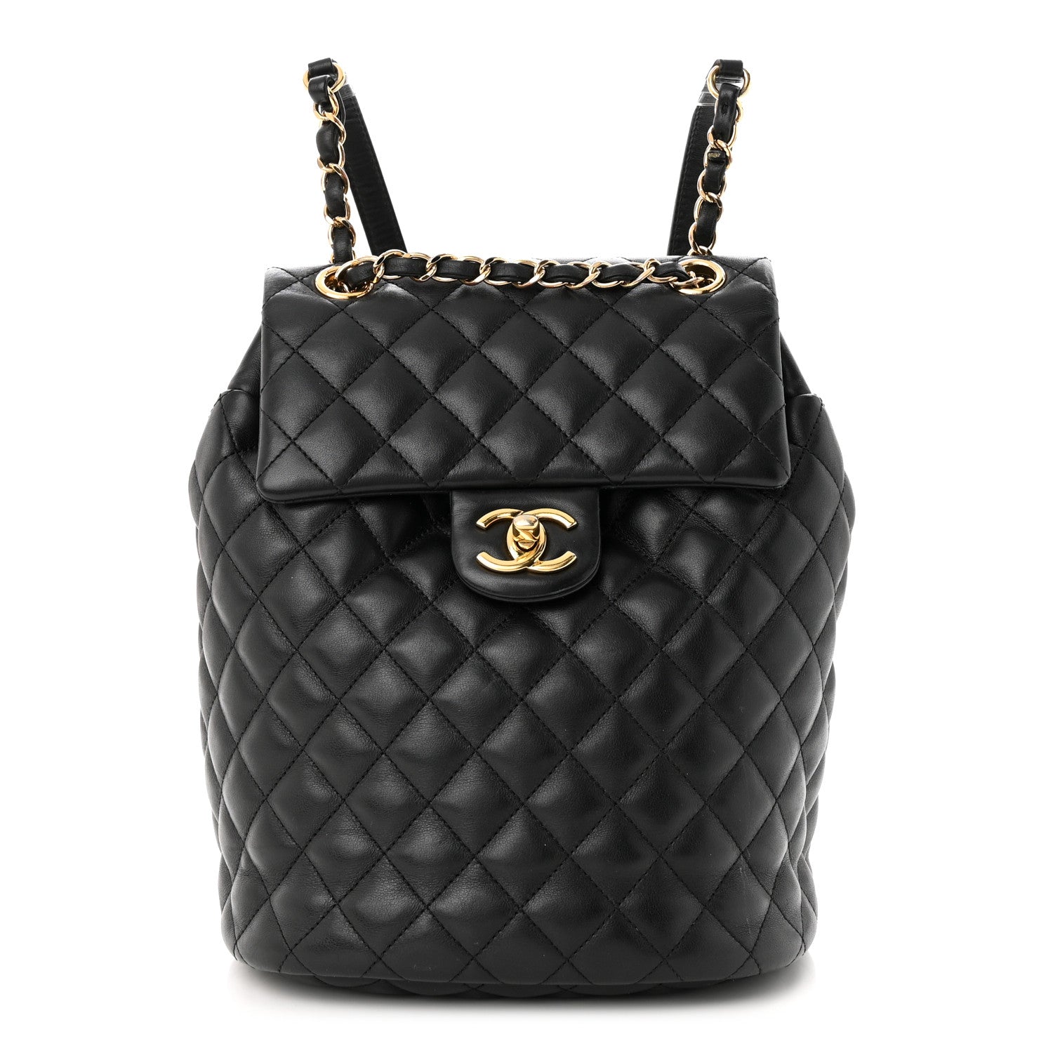 Chanel Lambskin Quilted Small Urban Spirit Backpack Black 1 of 12