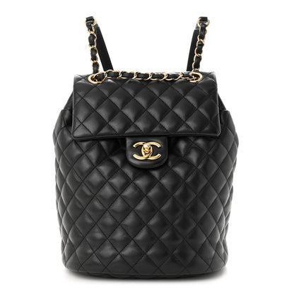 Chanel Lambskin Quilted Small Urban Spirit Backpack Black 1 of 12