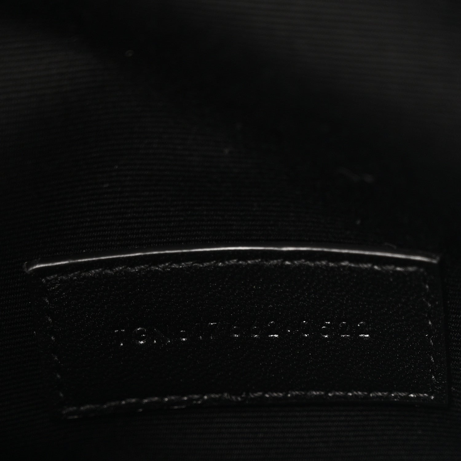 Saint Laurent Grain De Poudre Matelasse Chevron Monogram Envelope Clutch Black 7 of 10