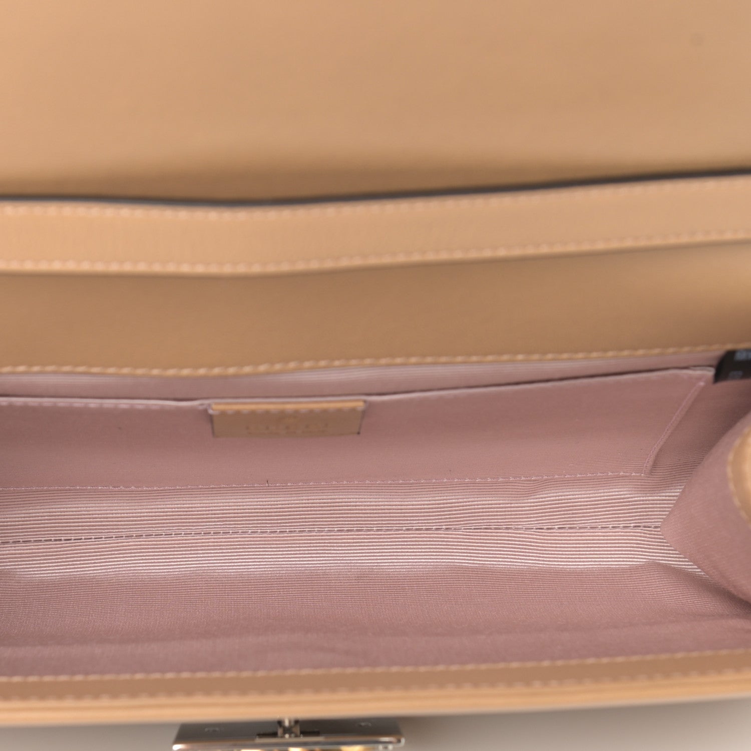 Gucci Lambskin Linea Matisse Shoulder Bag Natural Tan 5 of 11
