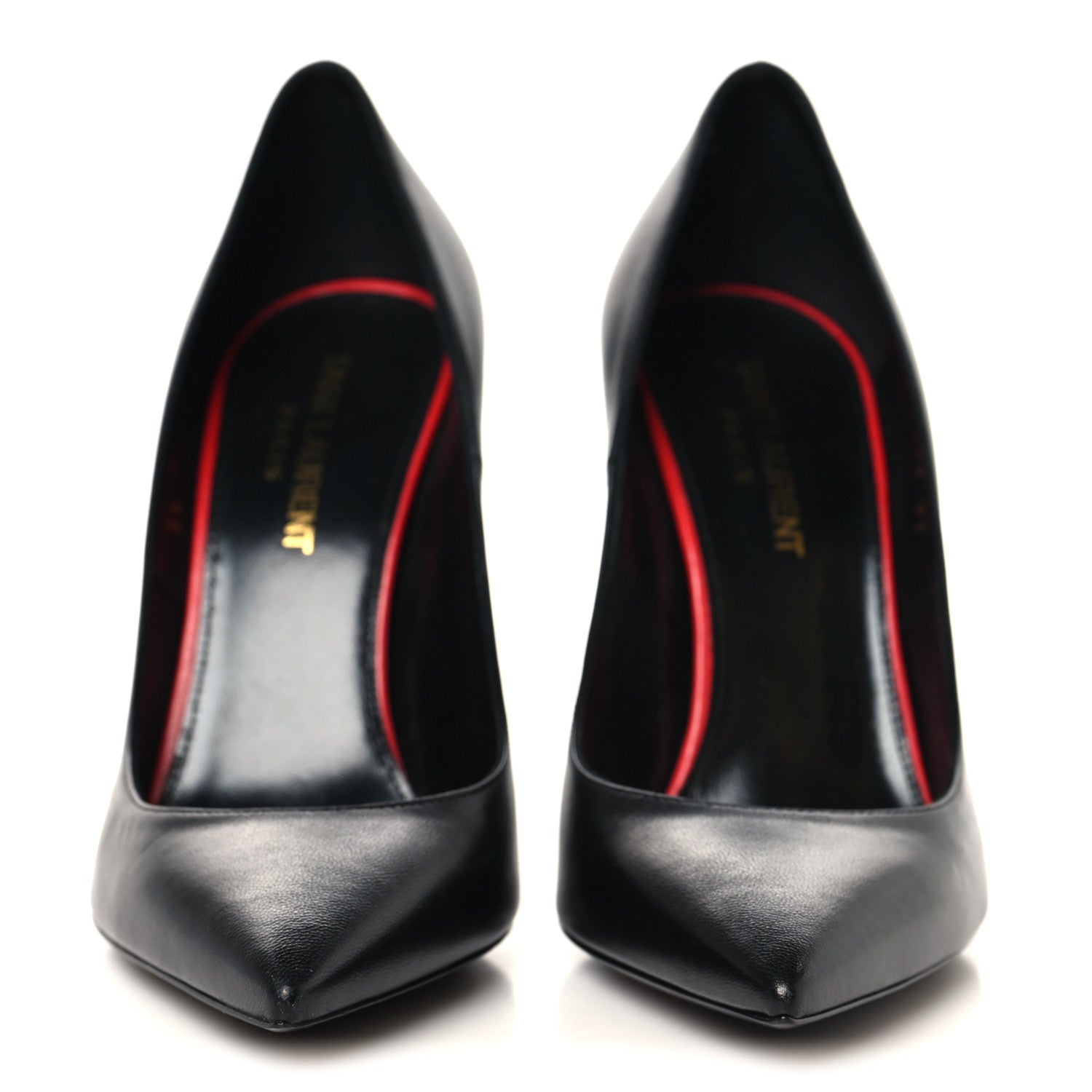 Saint Laurent Calfskin Zoe 105 Pumps 37 Black 3 of 9