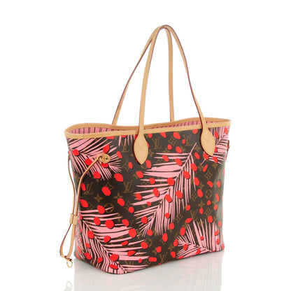Louis Vuitton Monogram Jungle Dots Neo Neverfull MM Sugar Pink Poppy 4 of 8