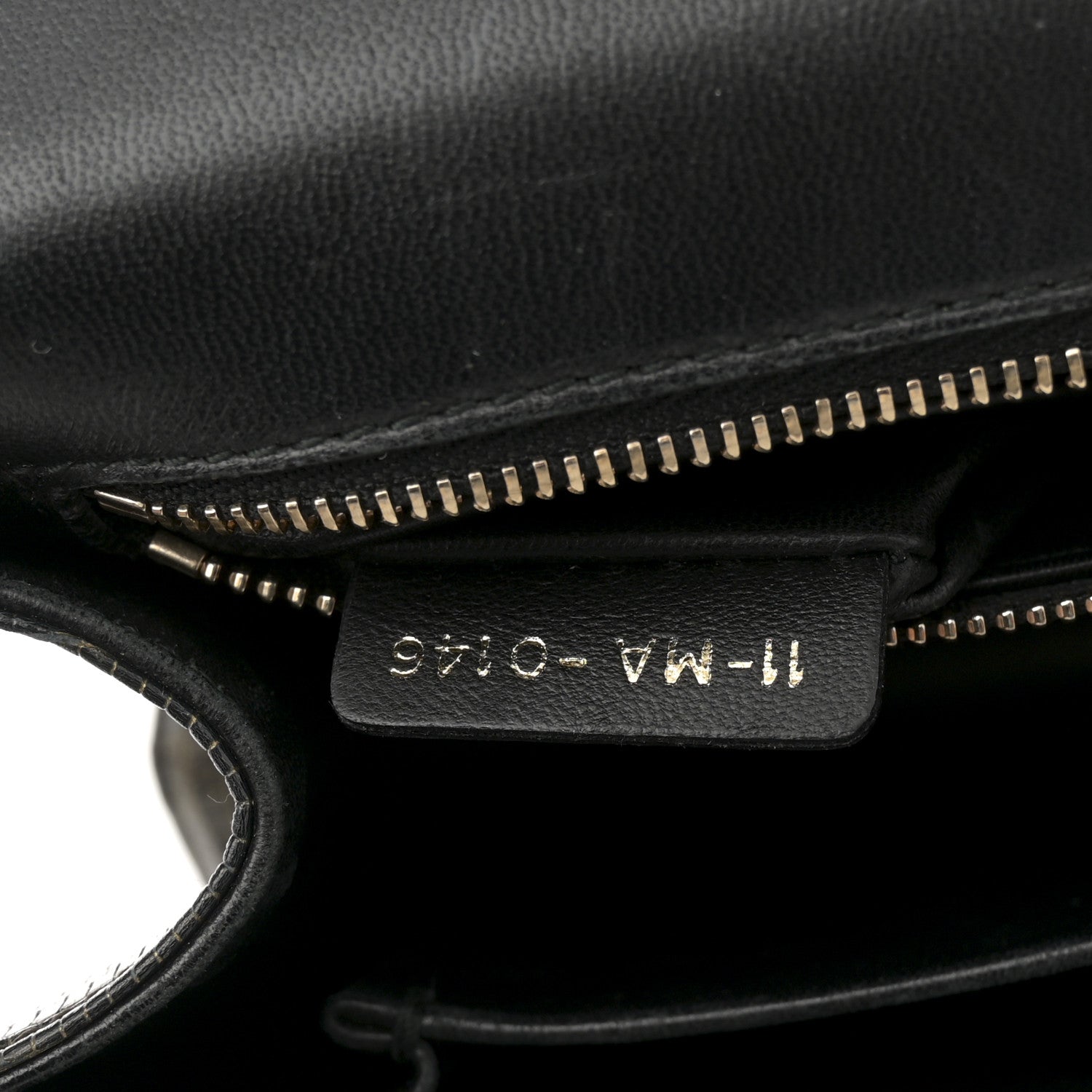 Christian Dior Lizard Medium Diorama Flap Bag Black Gold 7 of 10