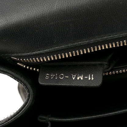 Christian Dior Lizard Medium Diorama Flap Bag Black Gold 7 of 10