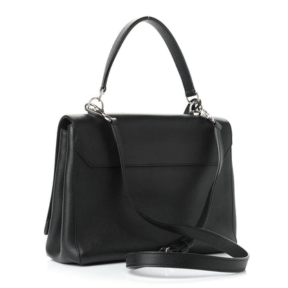 Louis Vuitton Soft Calfskin Lockme II Top Handle Black 3 of 8
