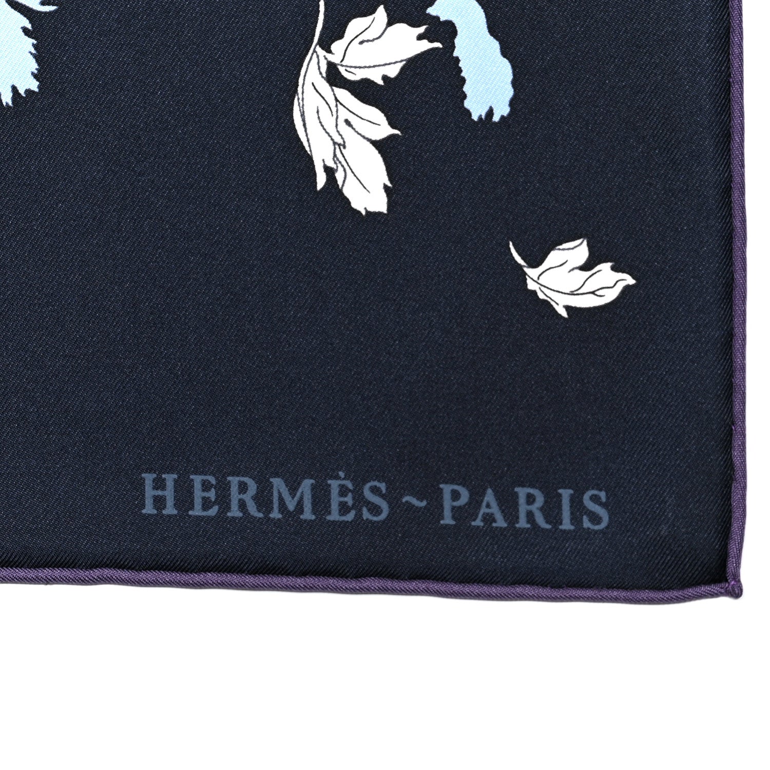 Hermes Silk Robe Legere Scarf 90 Marine Parme Rose 3 of 5