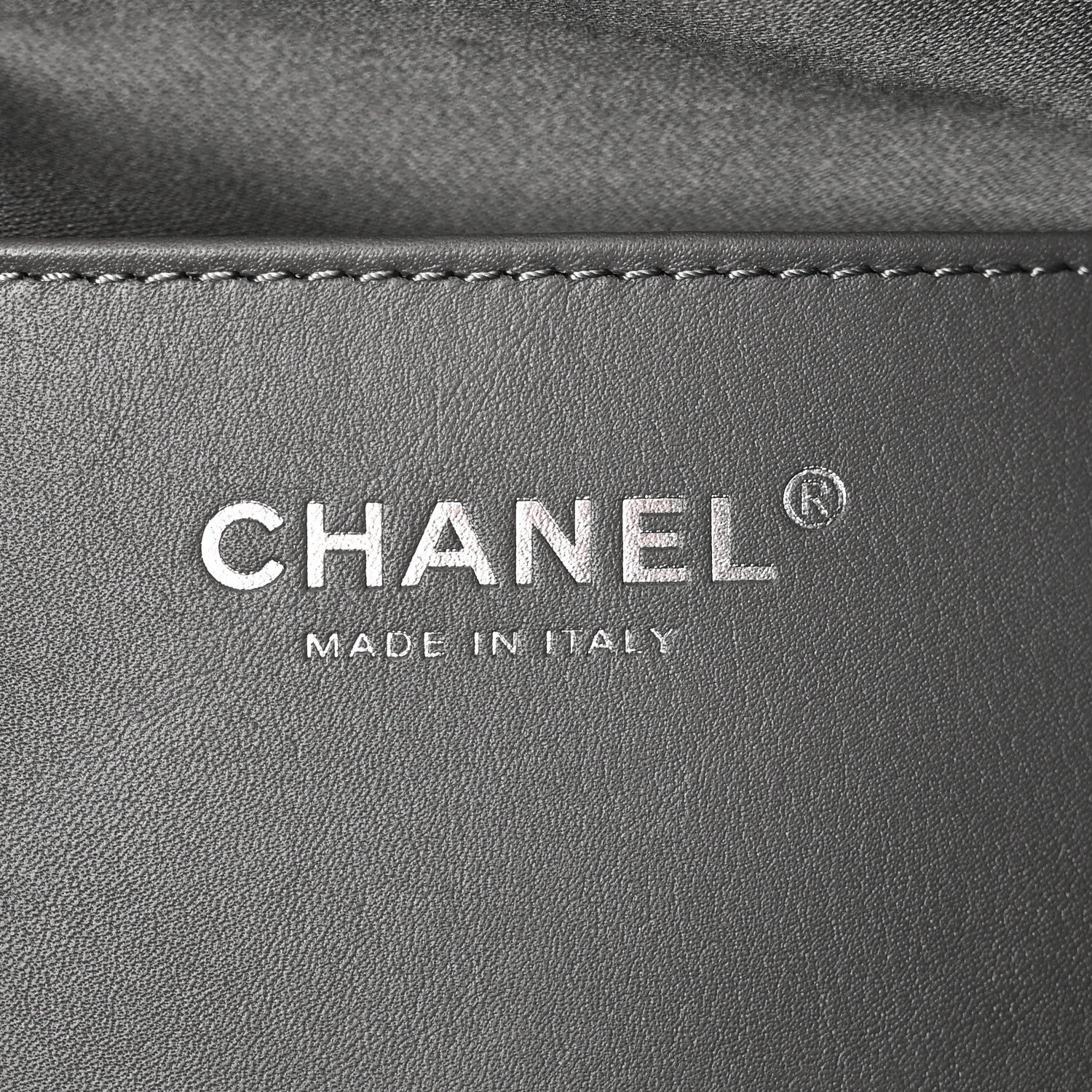 Chanel Metallic Caviar Quilted Small Chanel 25 Handbag Anthracite 6 of 10