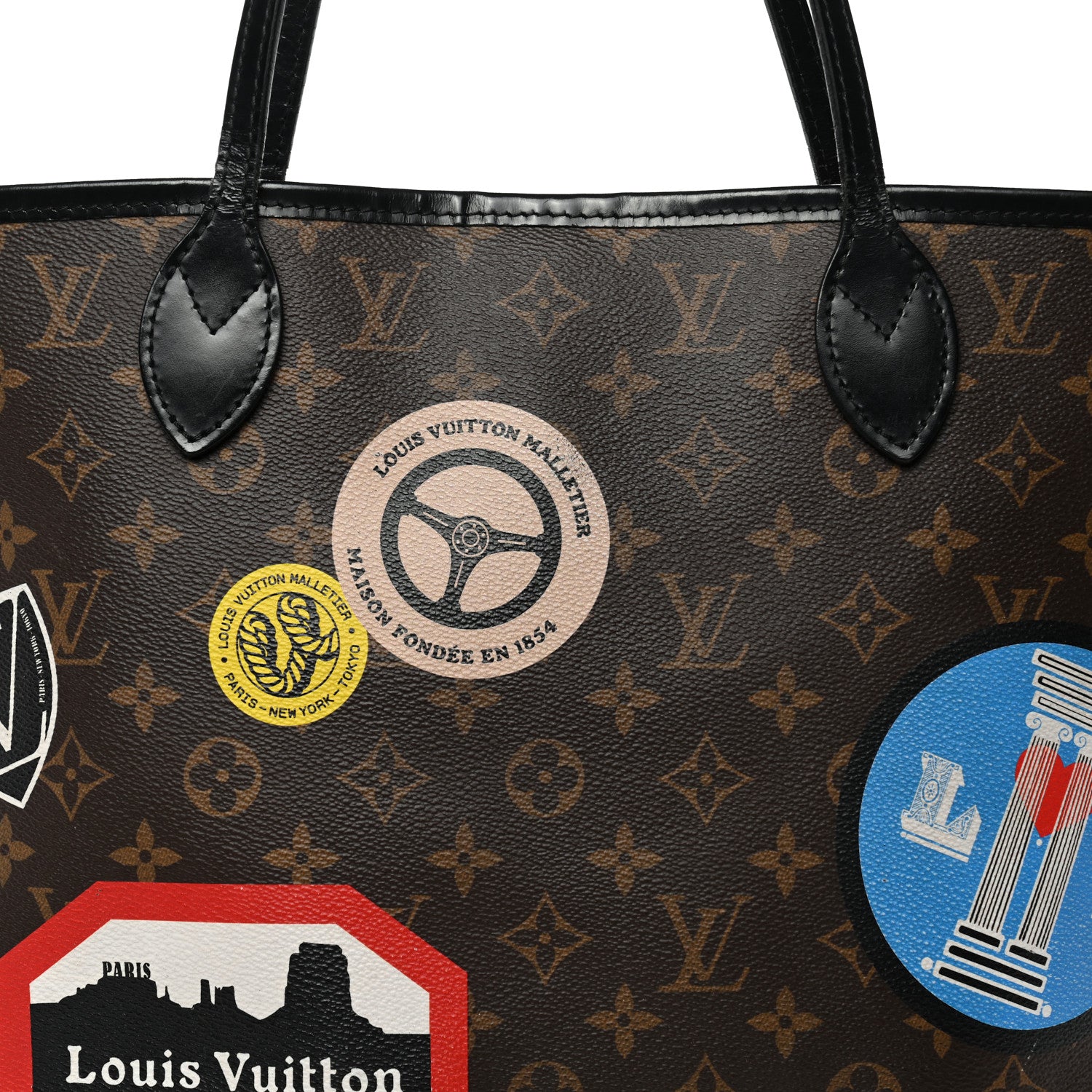Louis Vuitton Monogram My LV World Tour Neverfull MM 17 of 31