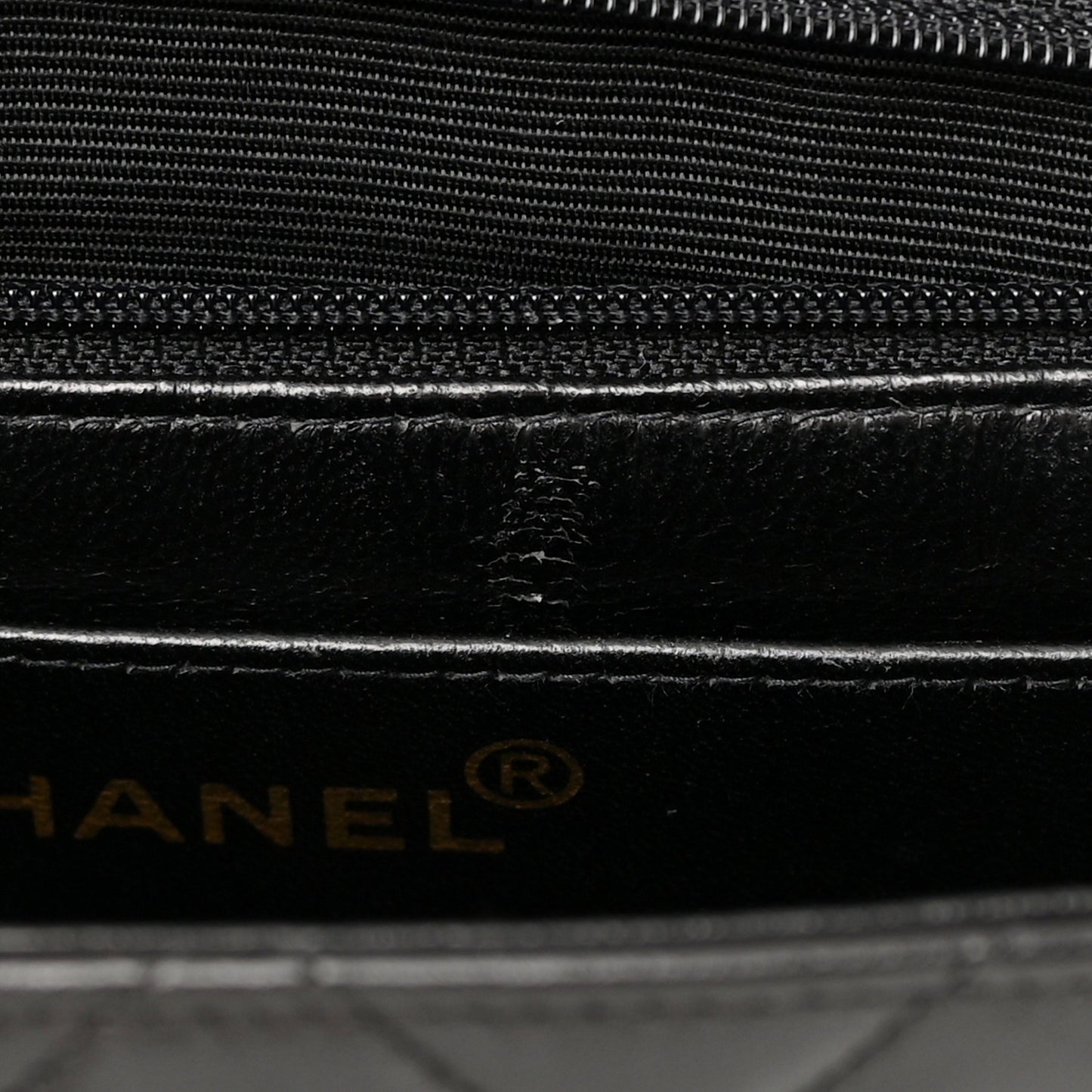 Lambskin Quilted Jumbo Single Flap Black