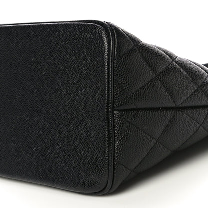 Chanel Caviar Quilted Medallion Tote Black 10 of 11