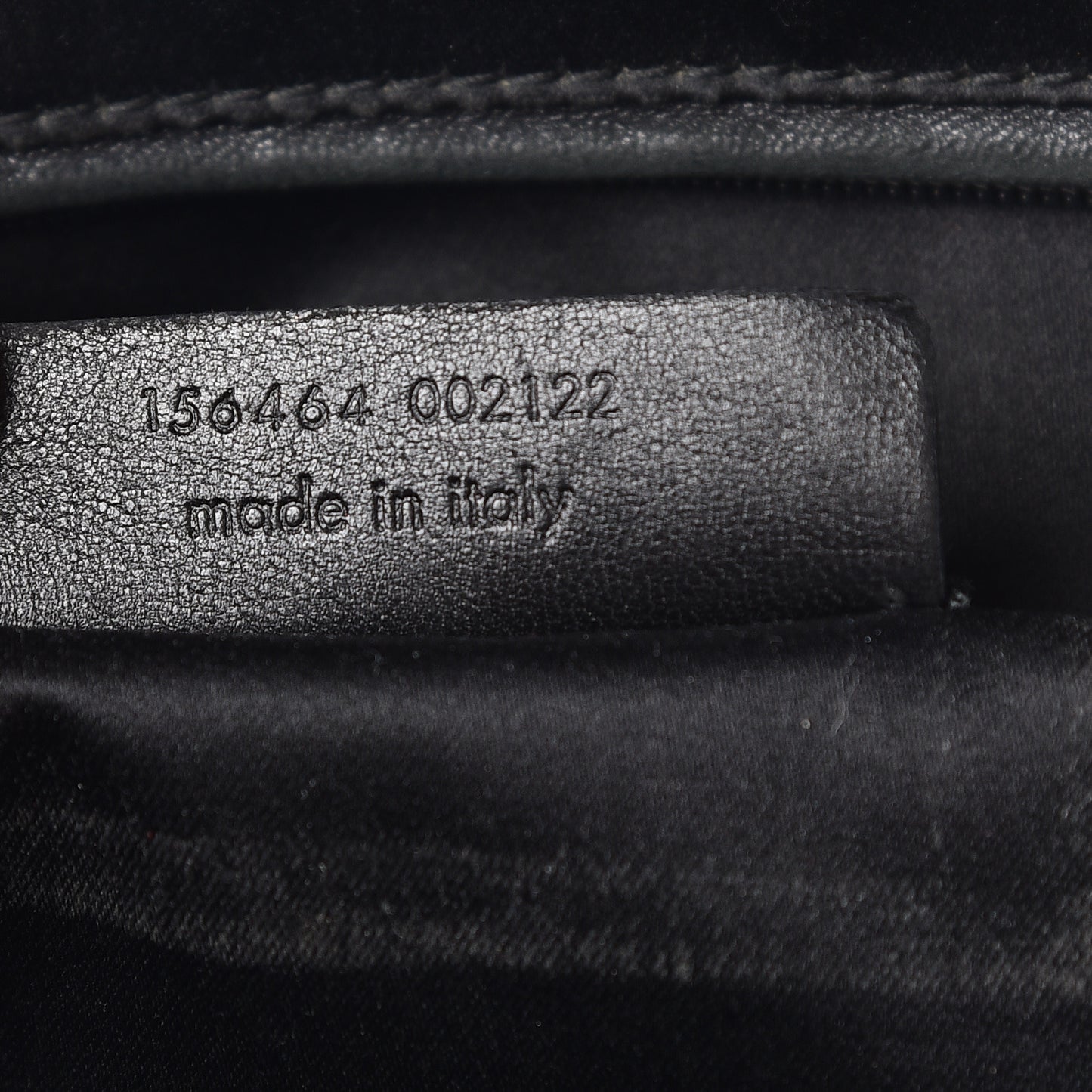 Patent Calfskin Large Muse Black