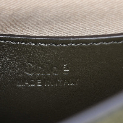 Chloe Calfskin Suede Small Tess Bag Deep Forest 7 of 8