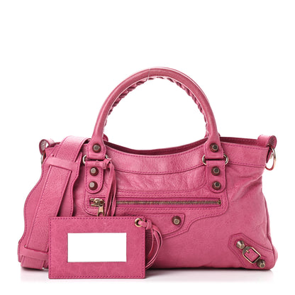 Balenciaga Agneau Giant 12 Rose Gold Hardware First Cyclamen Fucsia 1 of 11
