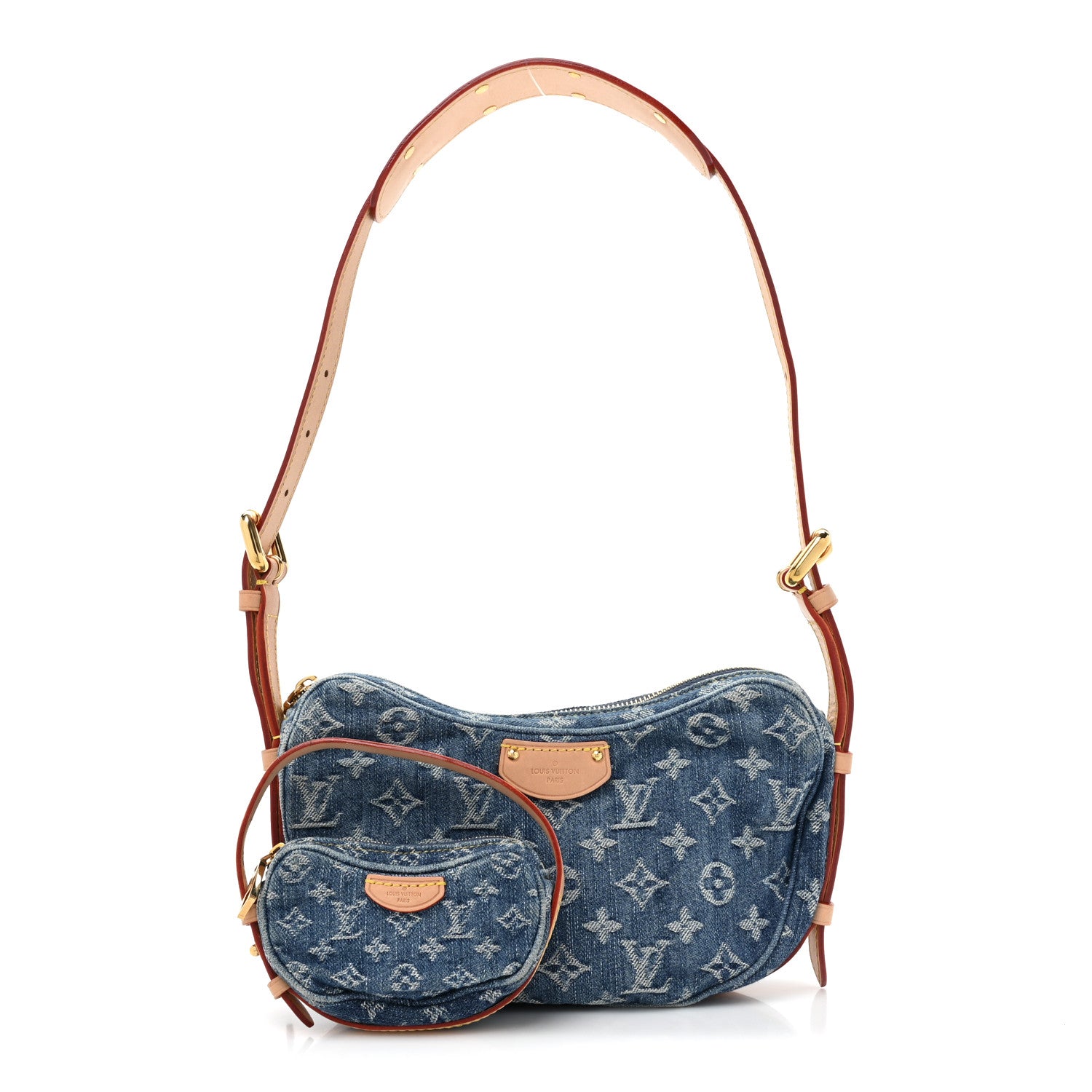 Louis Vuitton Monogram Denim Croissant MM Blue 1 of 11