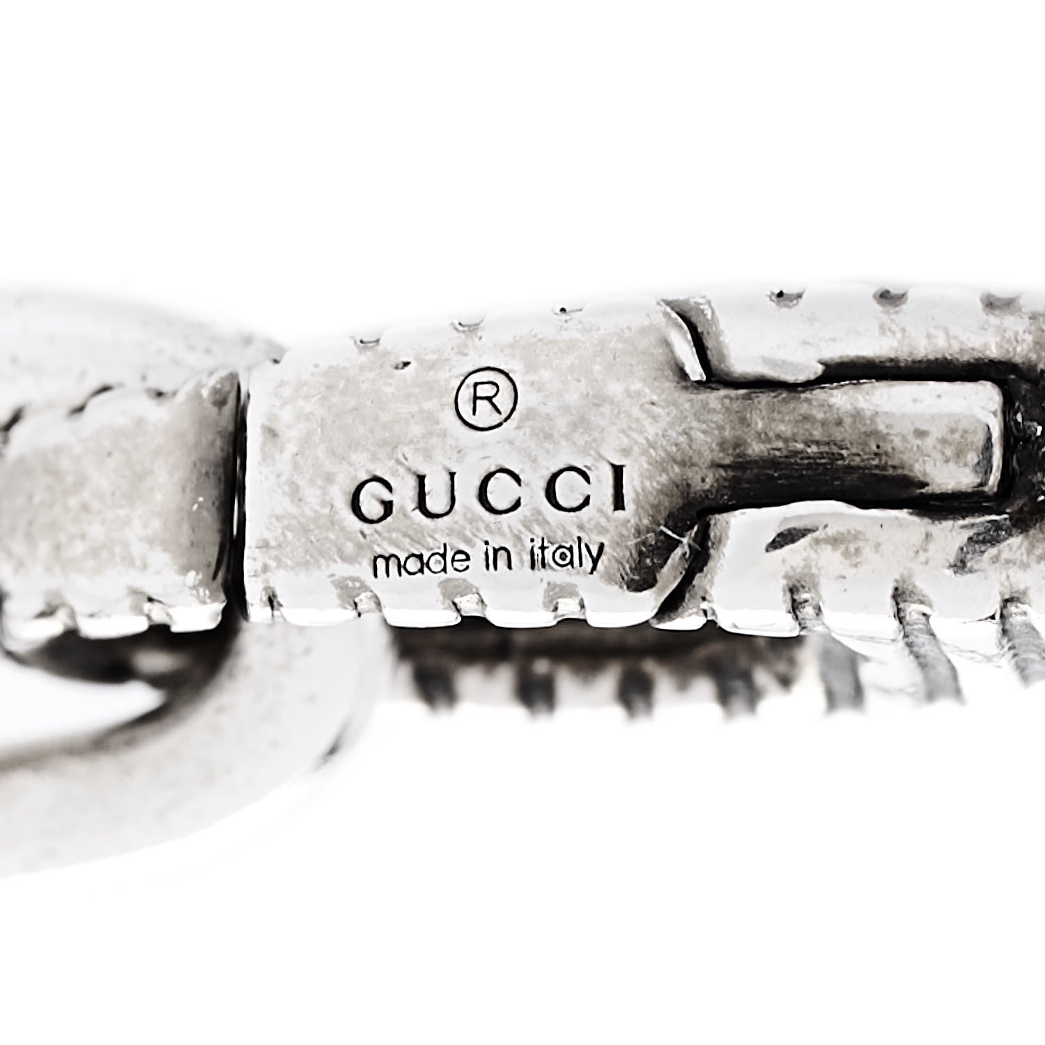 Gucci Sterling Silver Interlocking G Charm Bracelet 4 of 5