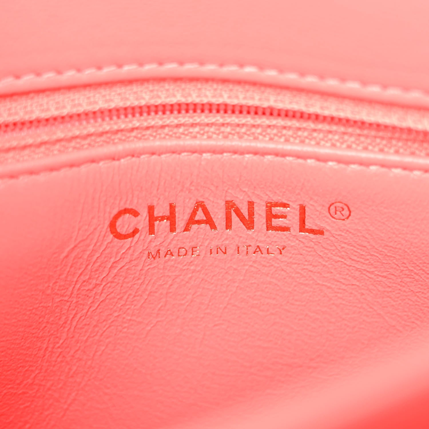 Chanel Lambskin Quilted Small Trendy Chain CC Flap Dual Handle Bag Coral 7 of 11