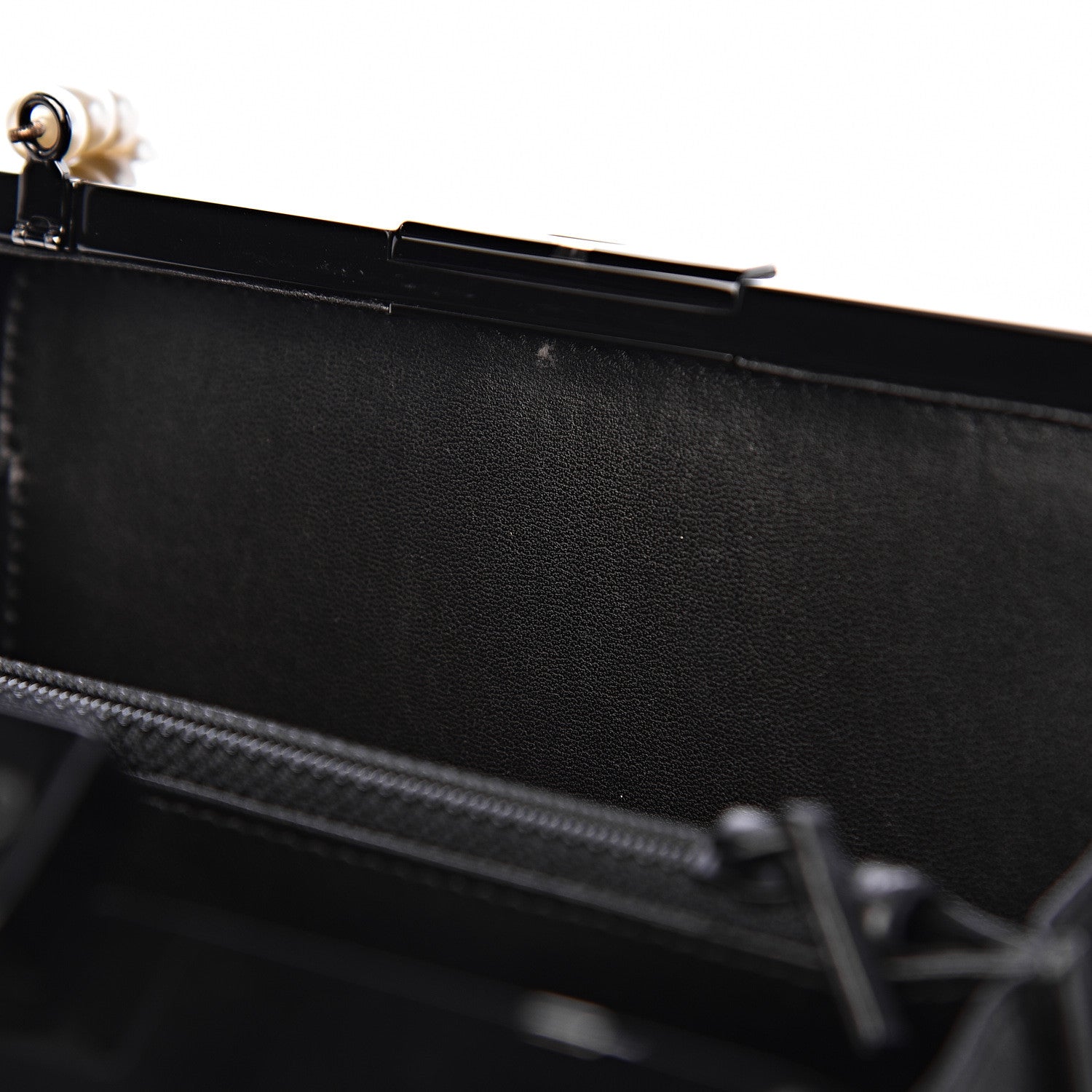 Chanel Pearl Boy Brick Lego Clutch Black 15 of 17
