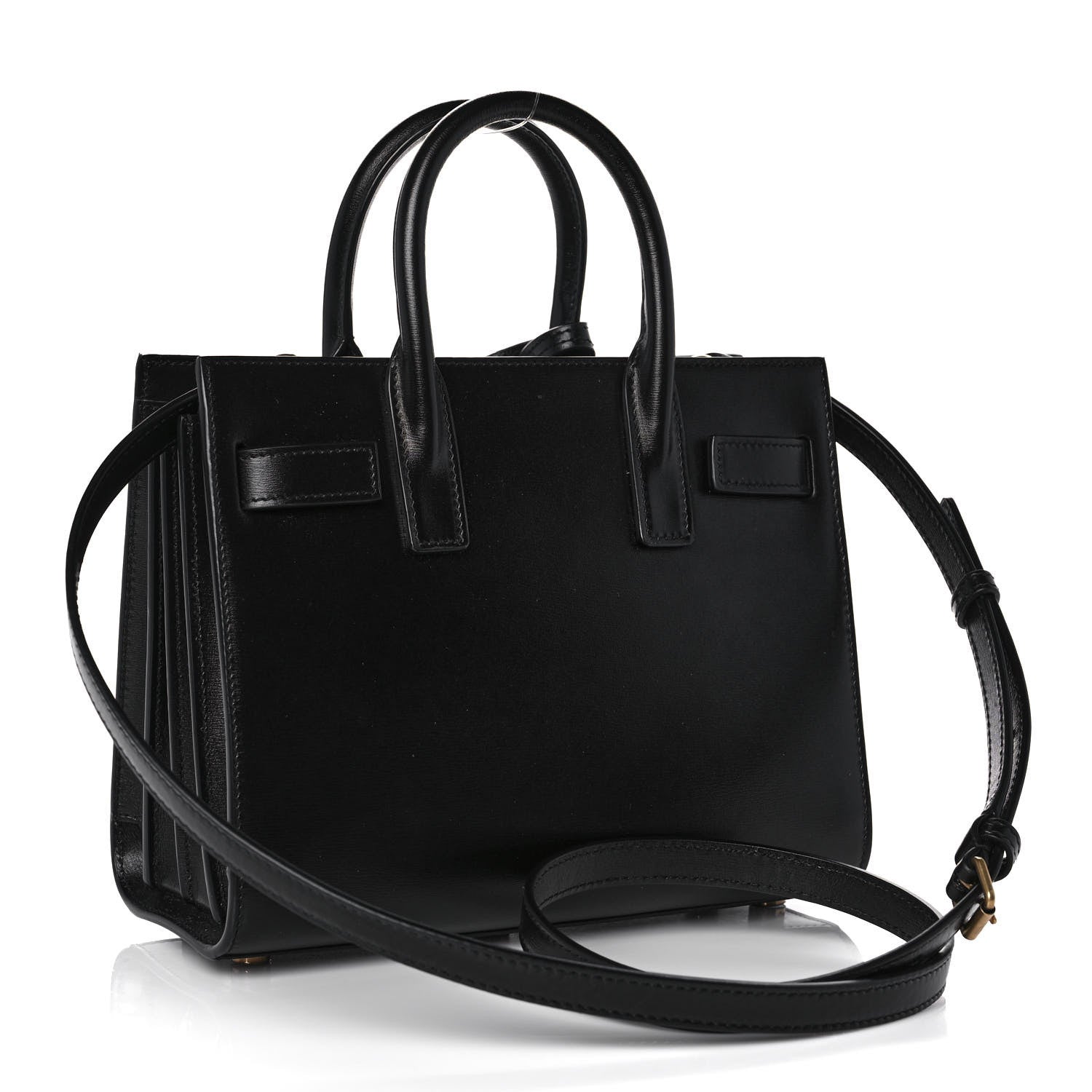 Saint Laurent Calfskin Nano Sac De Jour Black 3 of 14