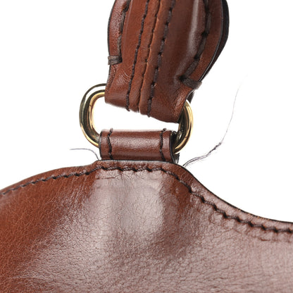 Burberry House Check Bridle Calfskin Hepburn Satchel Tan 11 of 12