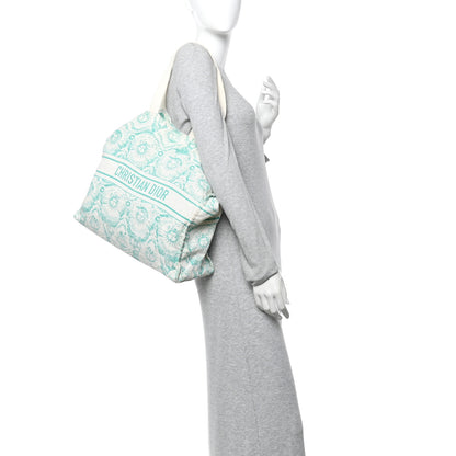 Christian Dior Canvas Dioriviera Toile de Jouy Soleil Tote Aquamarina 2 of 13
