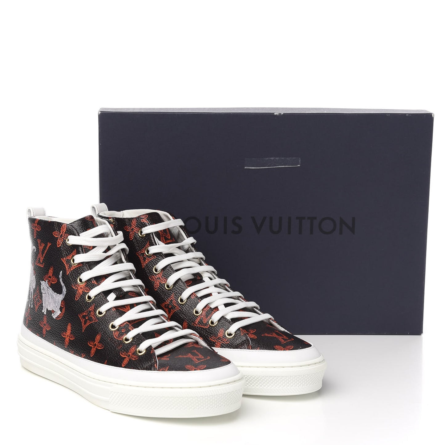 Catogram Stellar Sneaker Boots 40 Marron