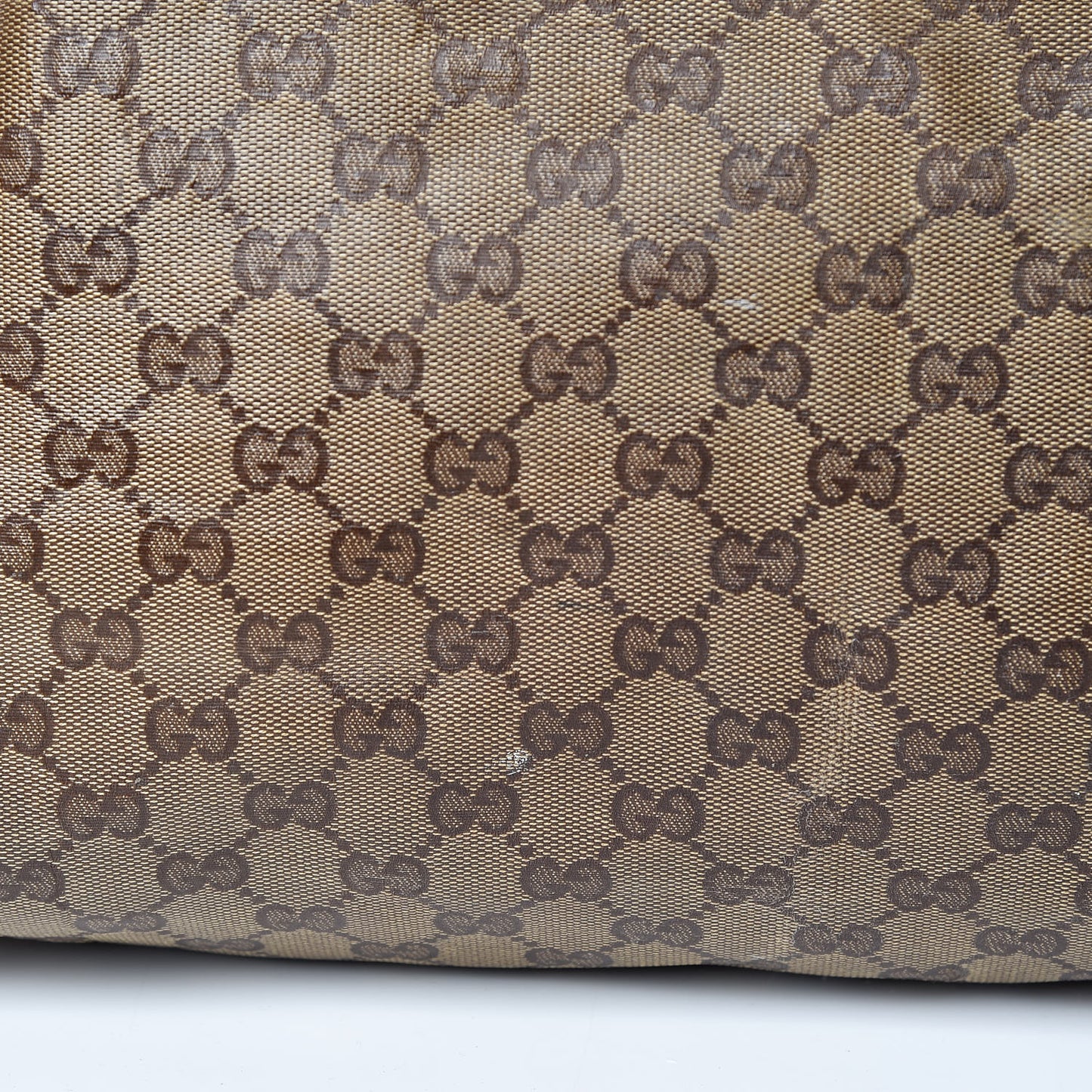 Crystal Monogram Small Babouska Tote Dark Brown
