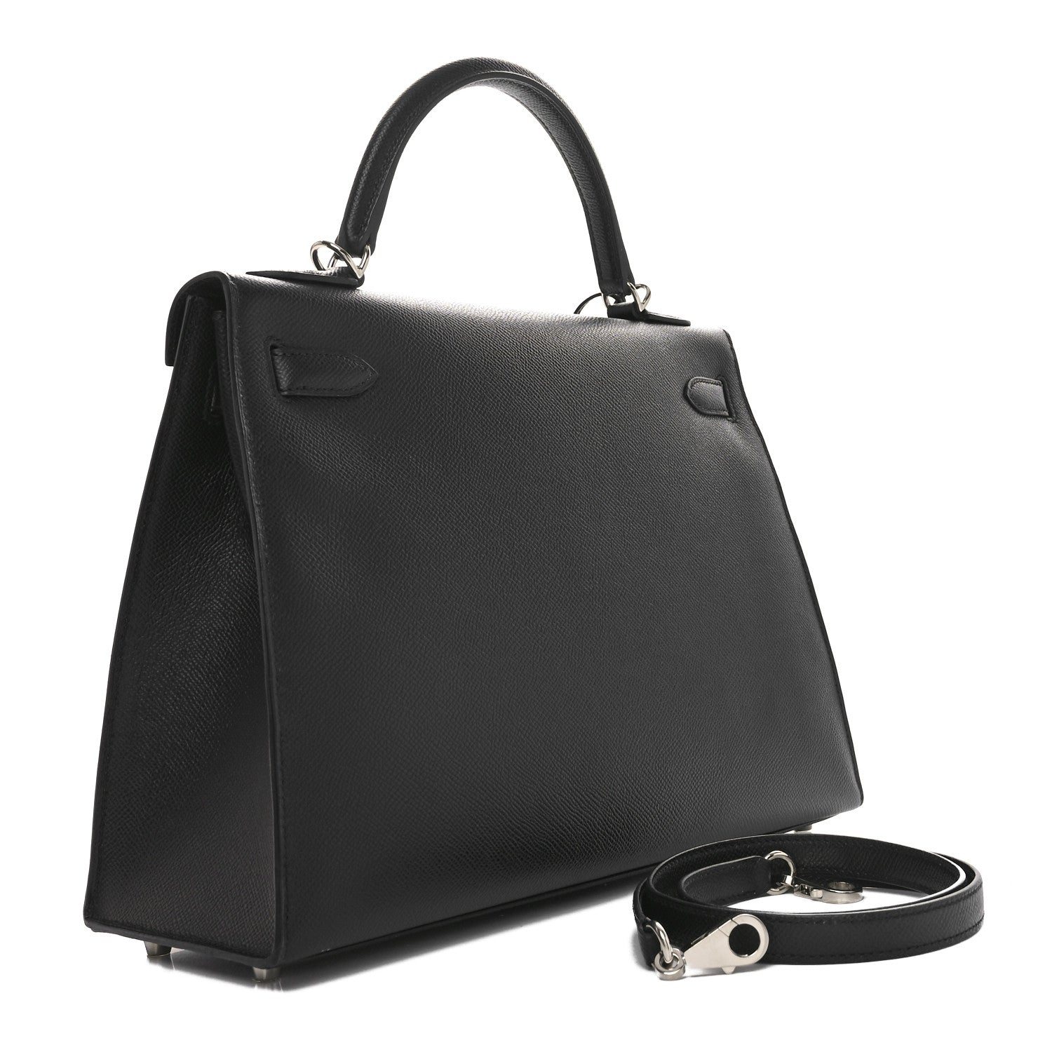 Hermes Epsom Kelly Sellier 32 Black 3 of 11