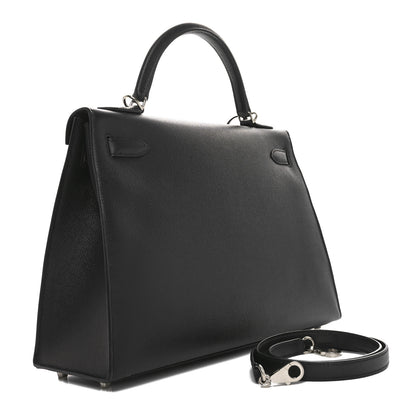 Hermes Epsom Kelly Sellier 32 Black 3 of 11