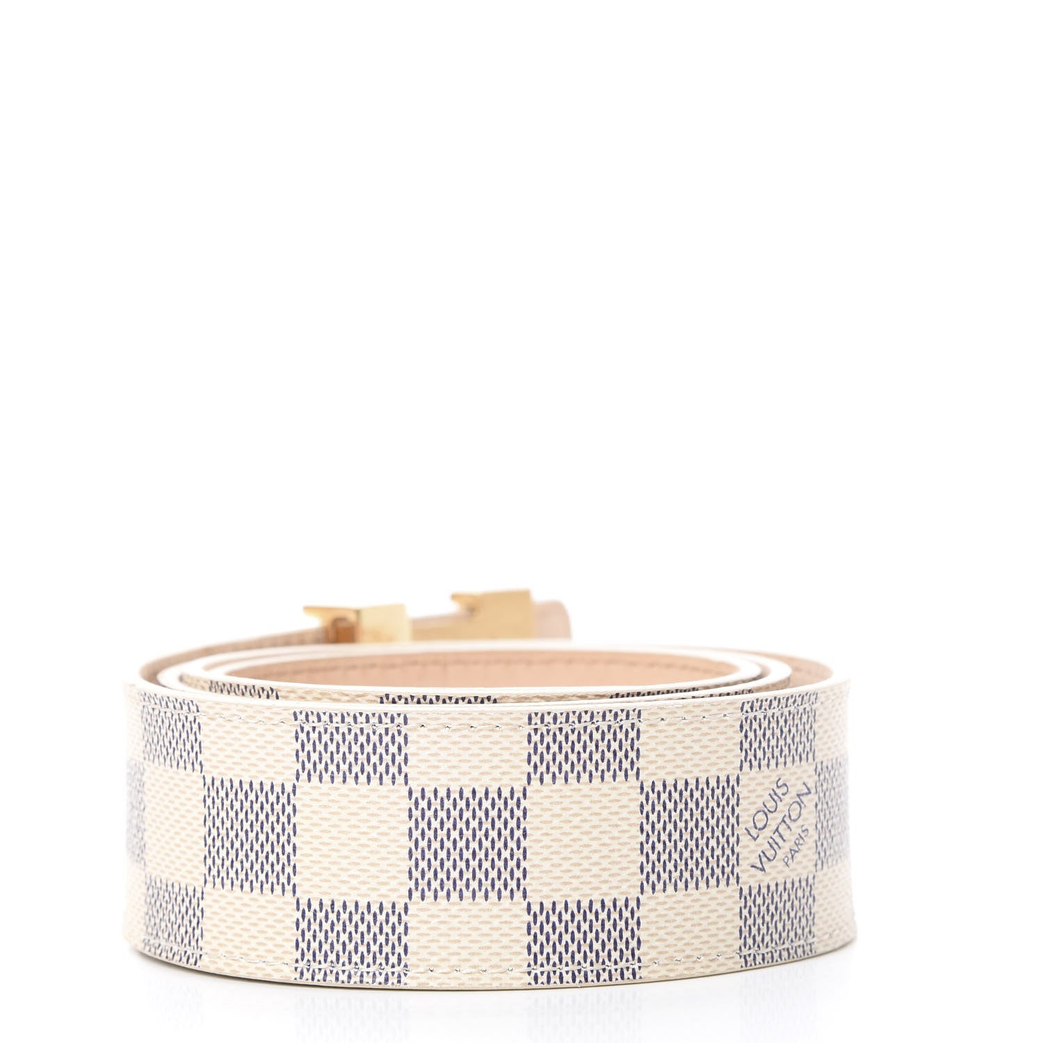 Louis Vuitton Damier Azur 40mm LV Initiales Belt 90 36 2 of 11