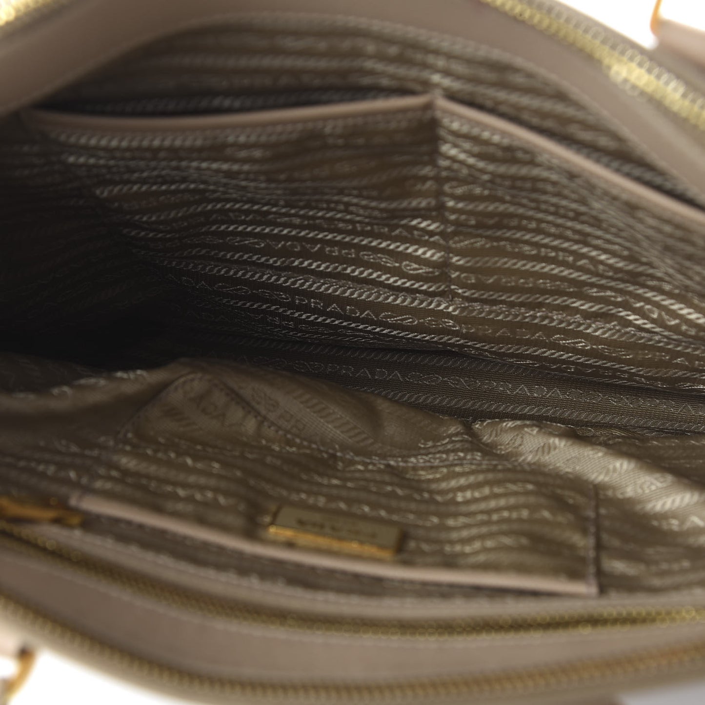 Saffiano Large Galleria Double Zip Tote Cipria