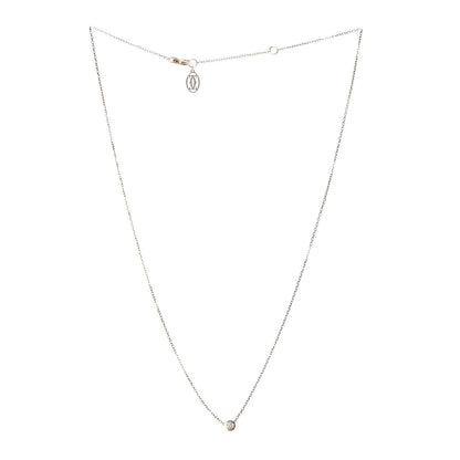 Cartier 18K Yellow Gold Diamond SM D'Amour Pendant Necklace 3 of 5