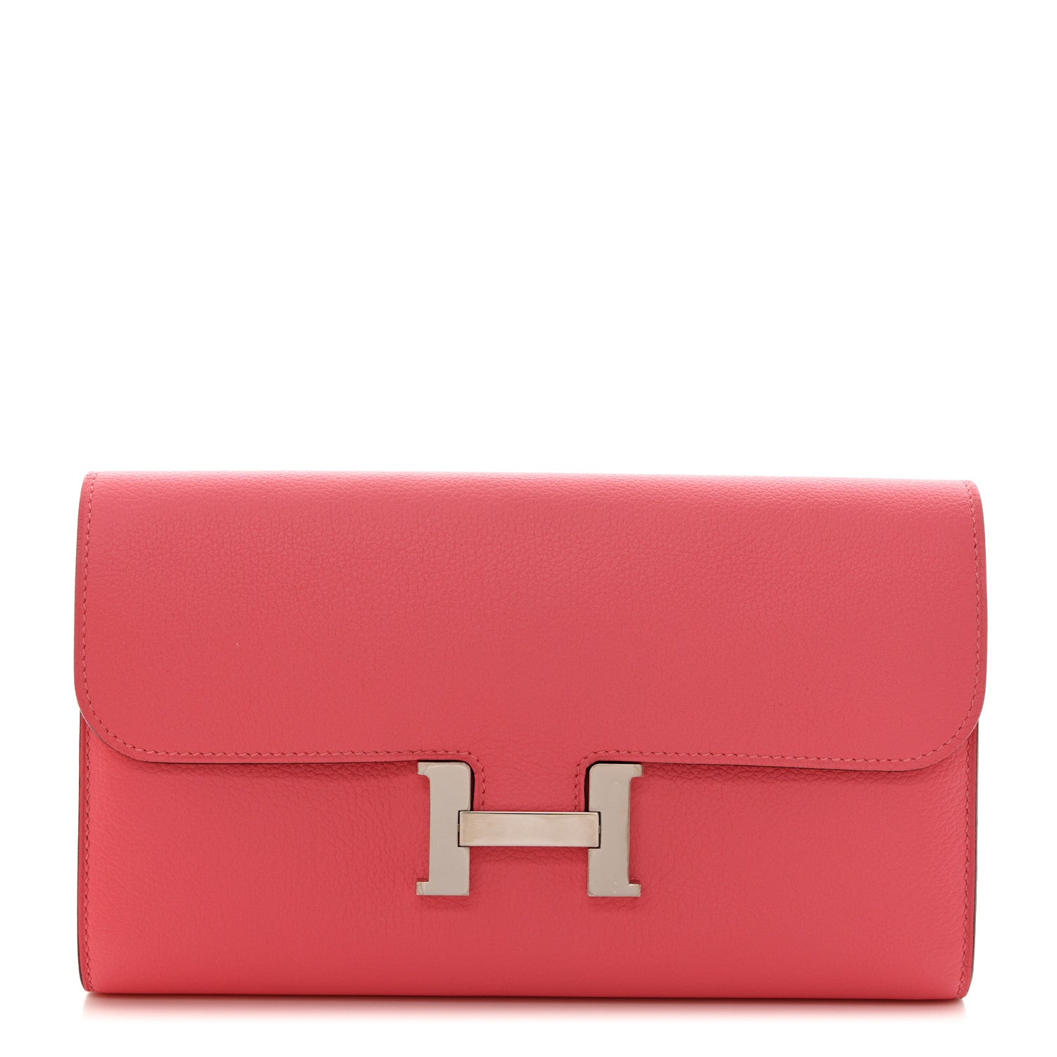 Hermes Evercolor Constance Long Wallet Rose Azalee 1 of 8
