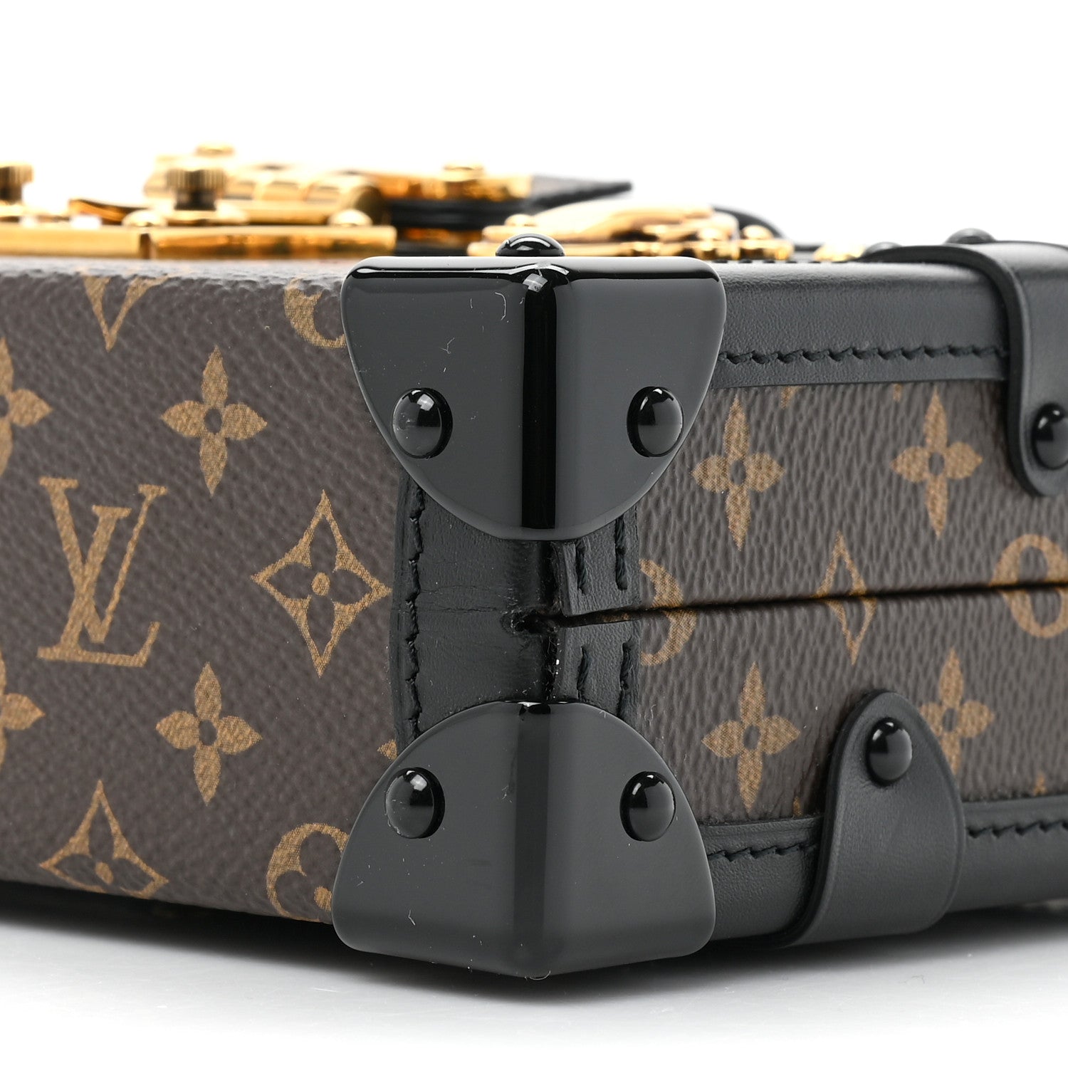 Louis Vuitton Monogram Petite Malle Black 7 of 8