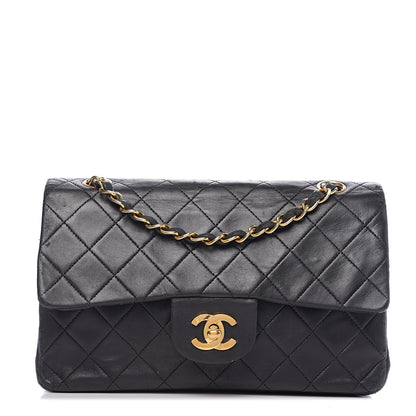 Chanel Lambskin Quilted Small Double Flap Black 1 of 18