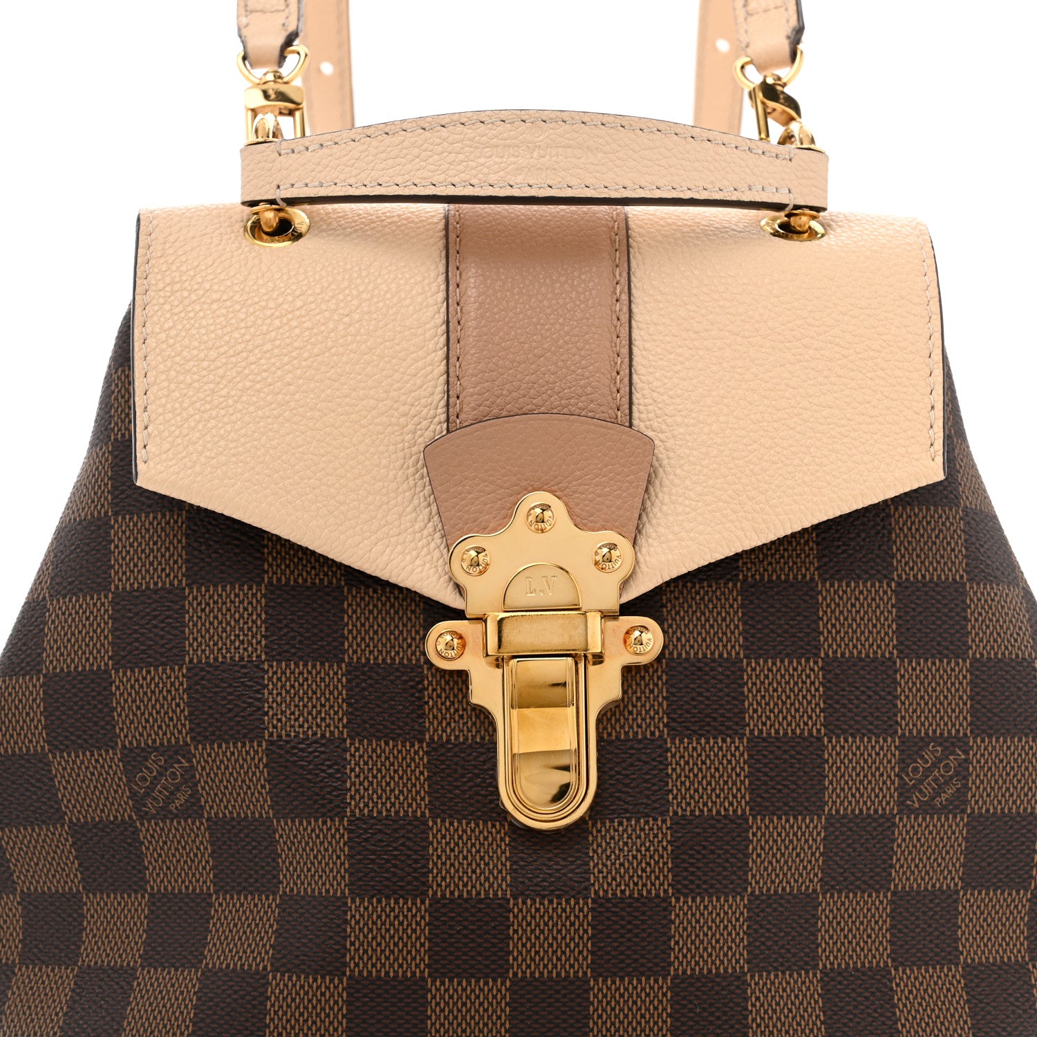 Louis Vuitton Damier Ebene Clapton Backpack Creme 7 of 14