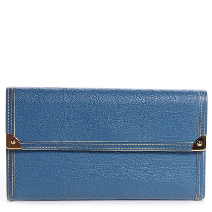 Louis Vuitton Suhali Porte Tresor International Wallet Blue 1 of 8