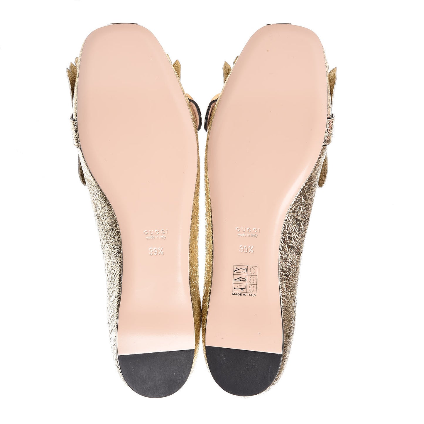 Galassia GG Marmont Fringe Flats 39.5 Platino